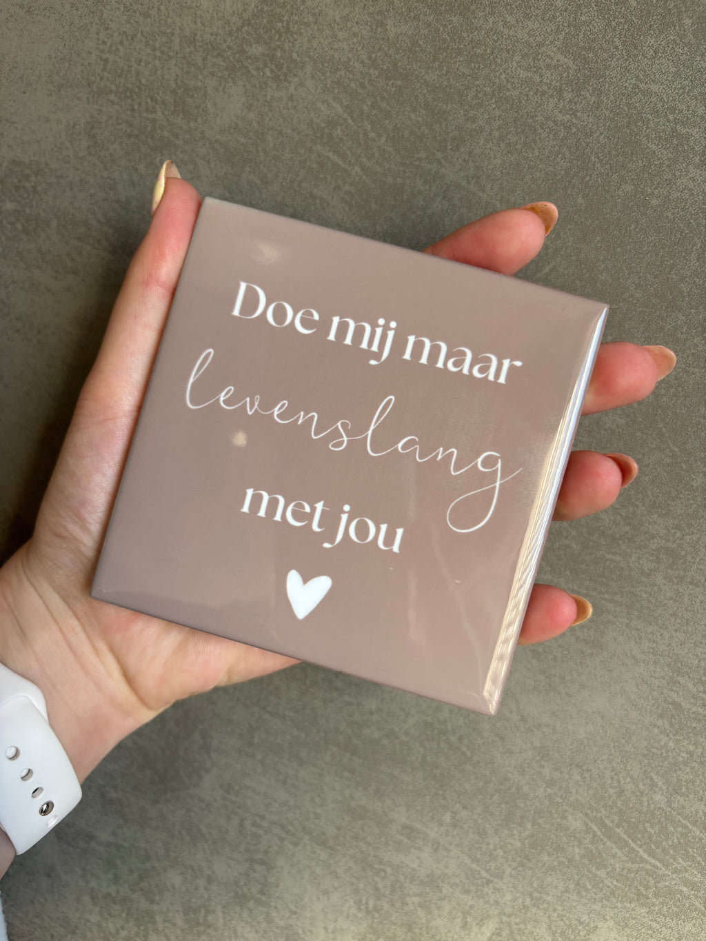 Tegeltje doe mij maar levenslang met jou