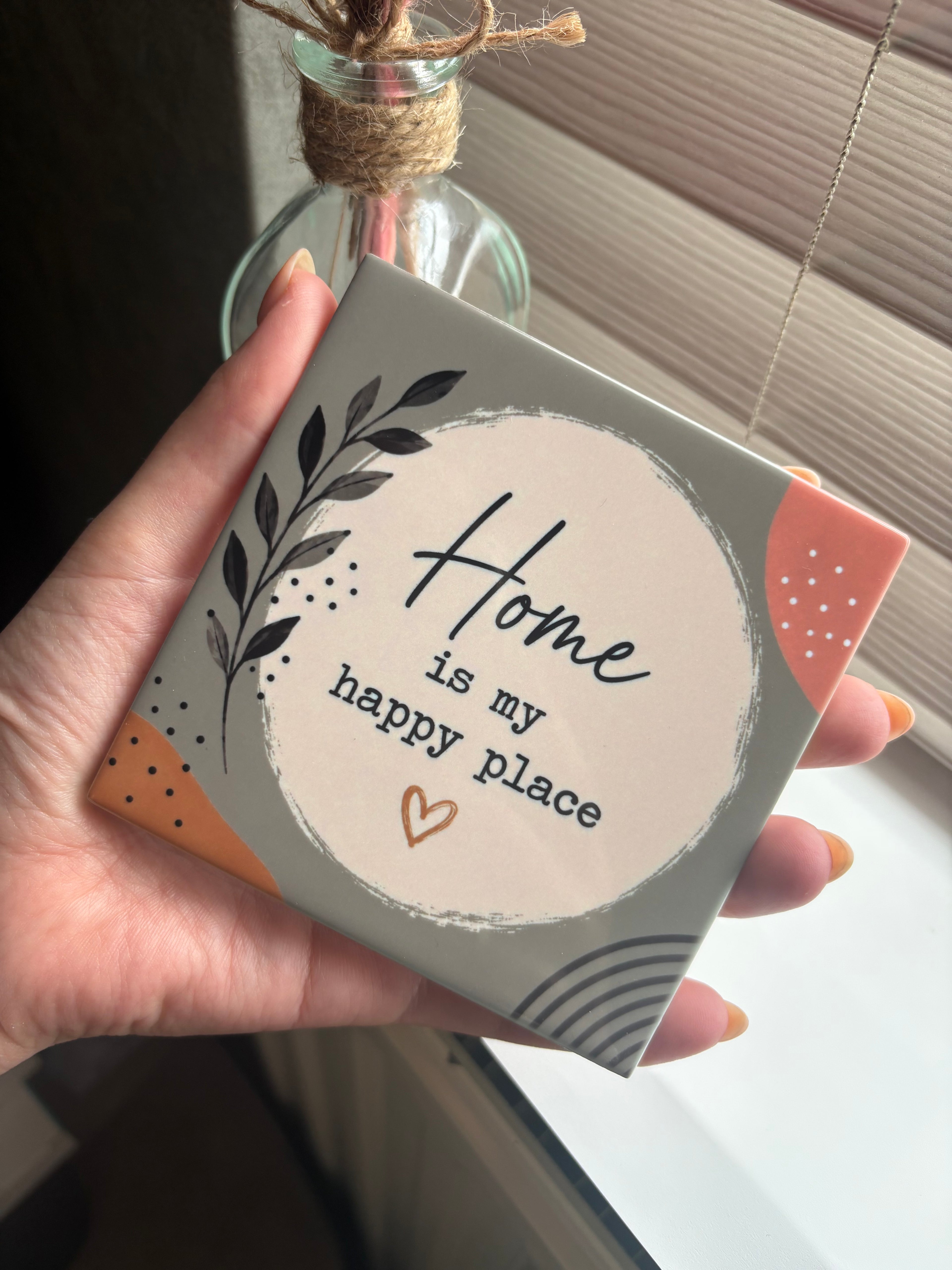 Tegeltje home is my happy place