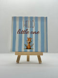 Tegeltje hello little one giraf