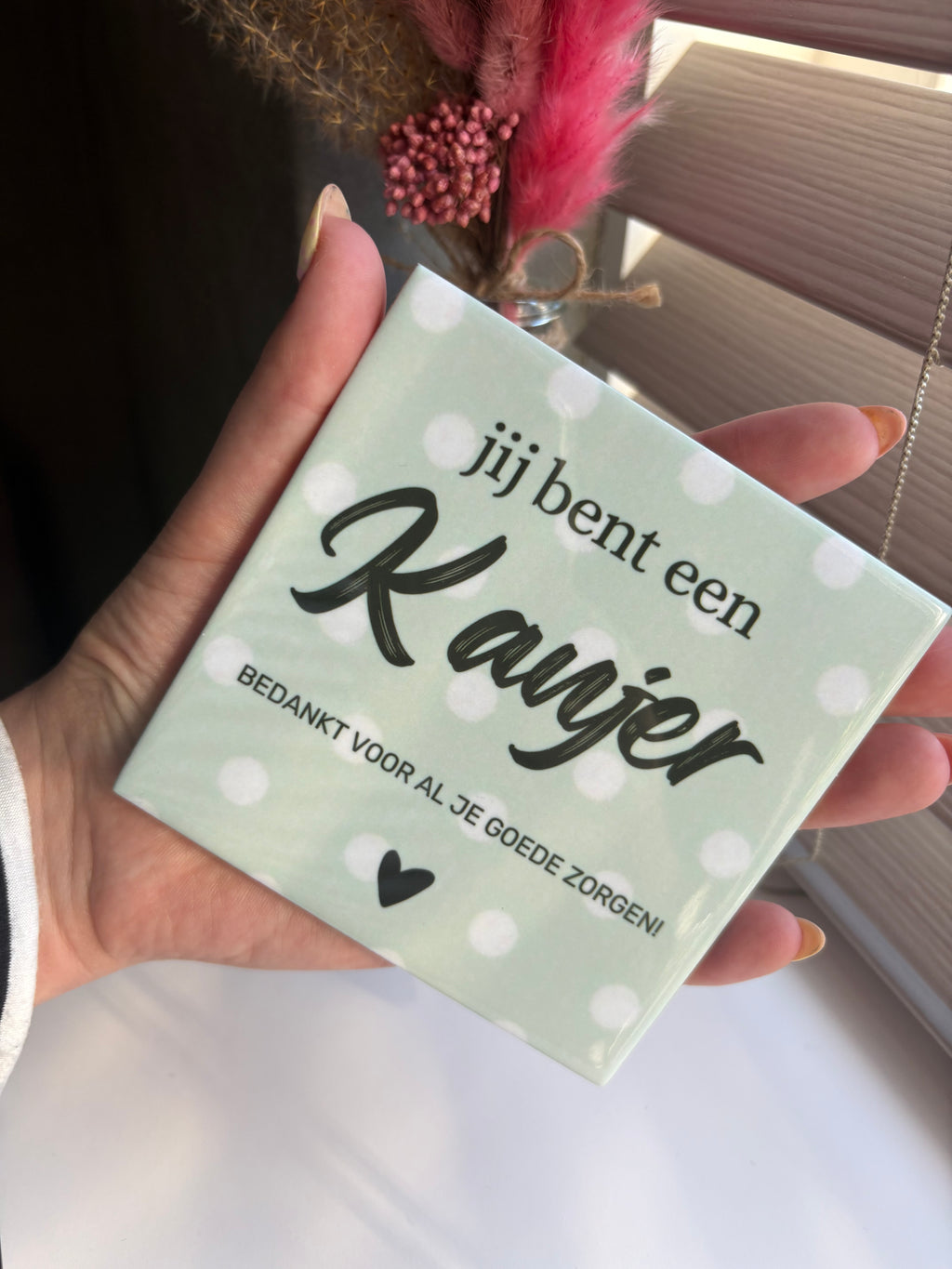 Tegeltje jij bent een kanjer bedankt
