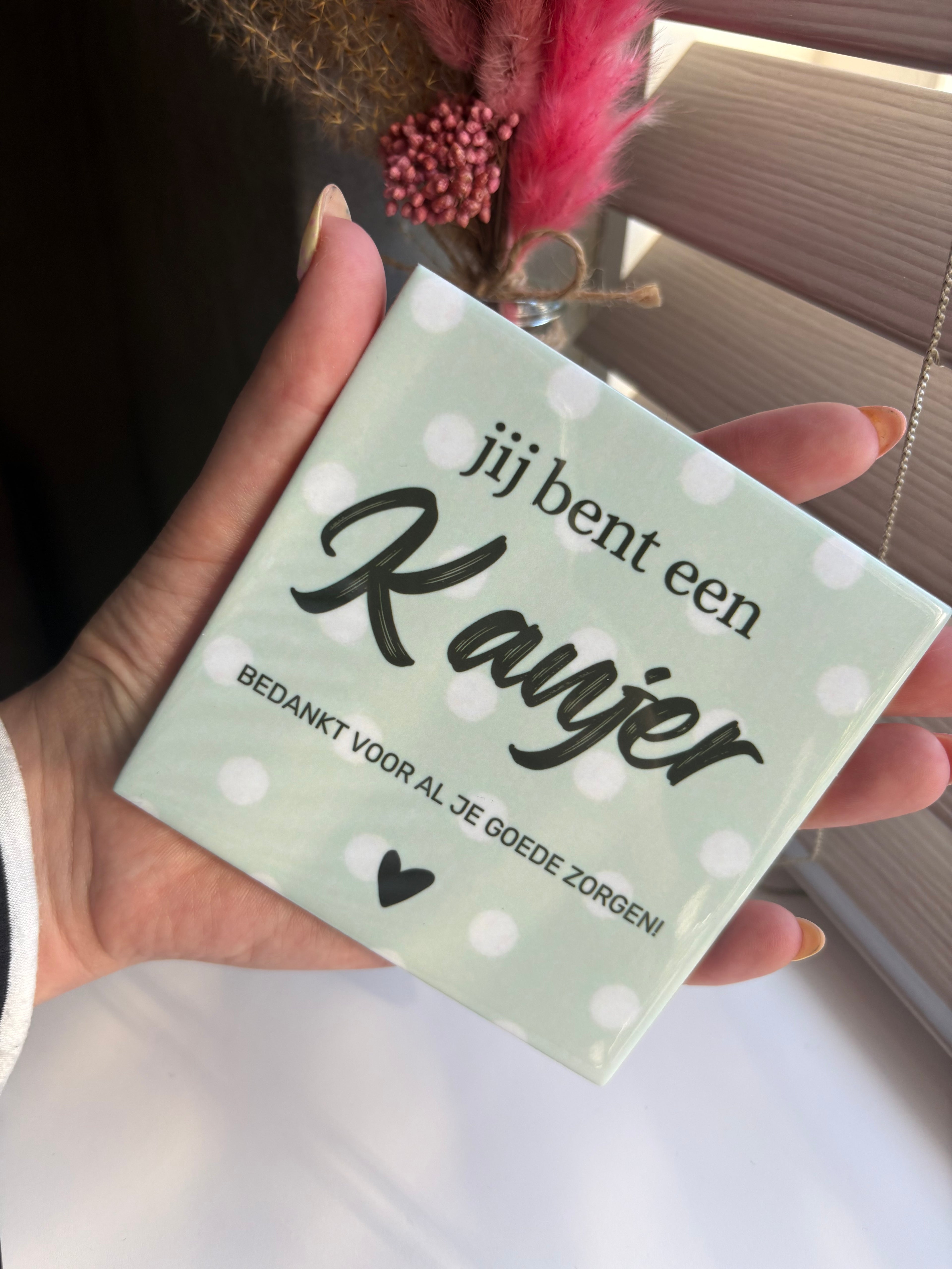 Tegeltje jij bent een kanjer bedankt
