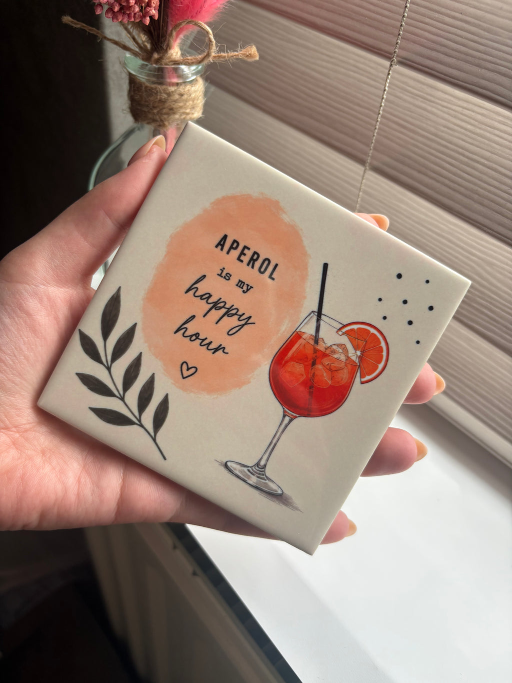 Tegeltje Aperol is my happy hour