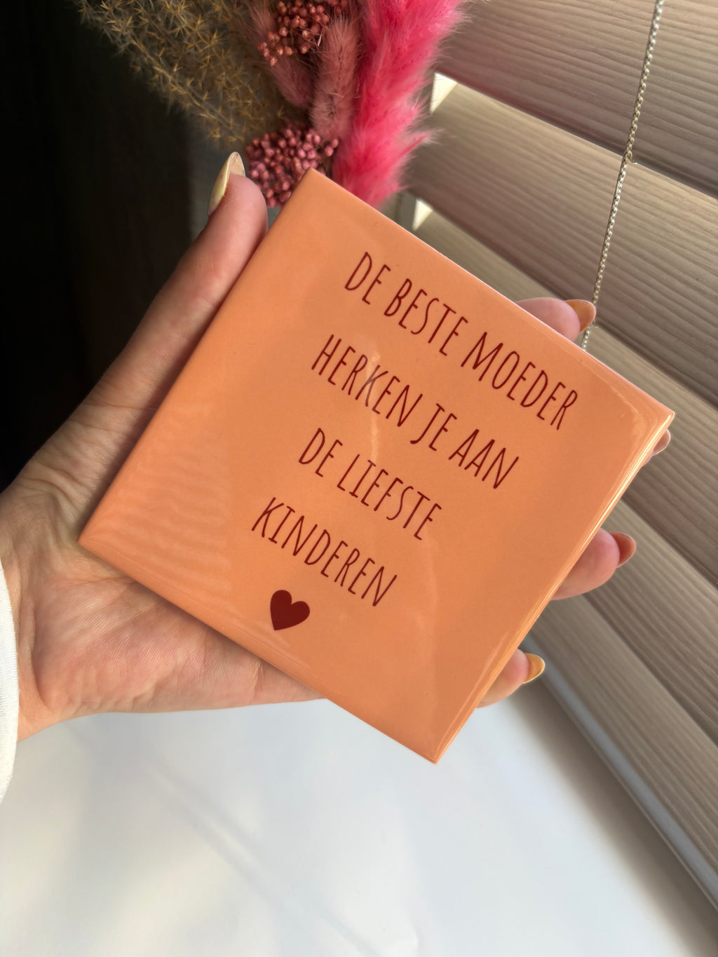 Tegeltje de beste moeder herken je aan de liefste kinderen.