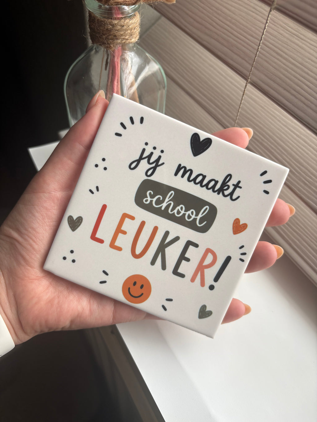 Tegeltje jij maakt school leuker