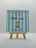 Tegeltje hello little one naam