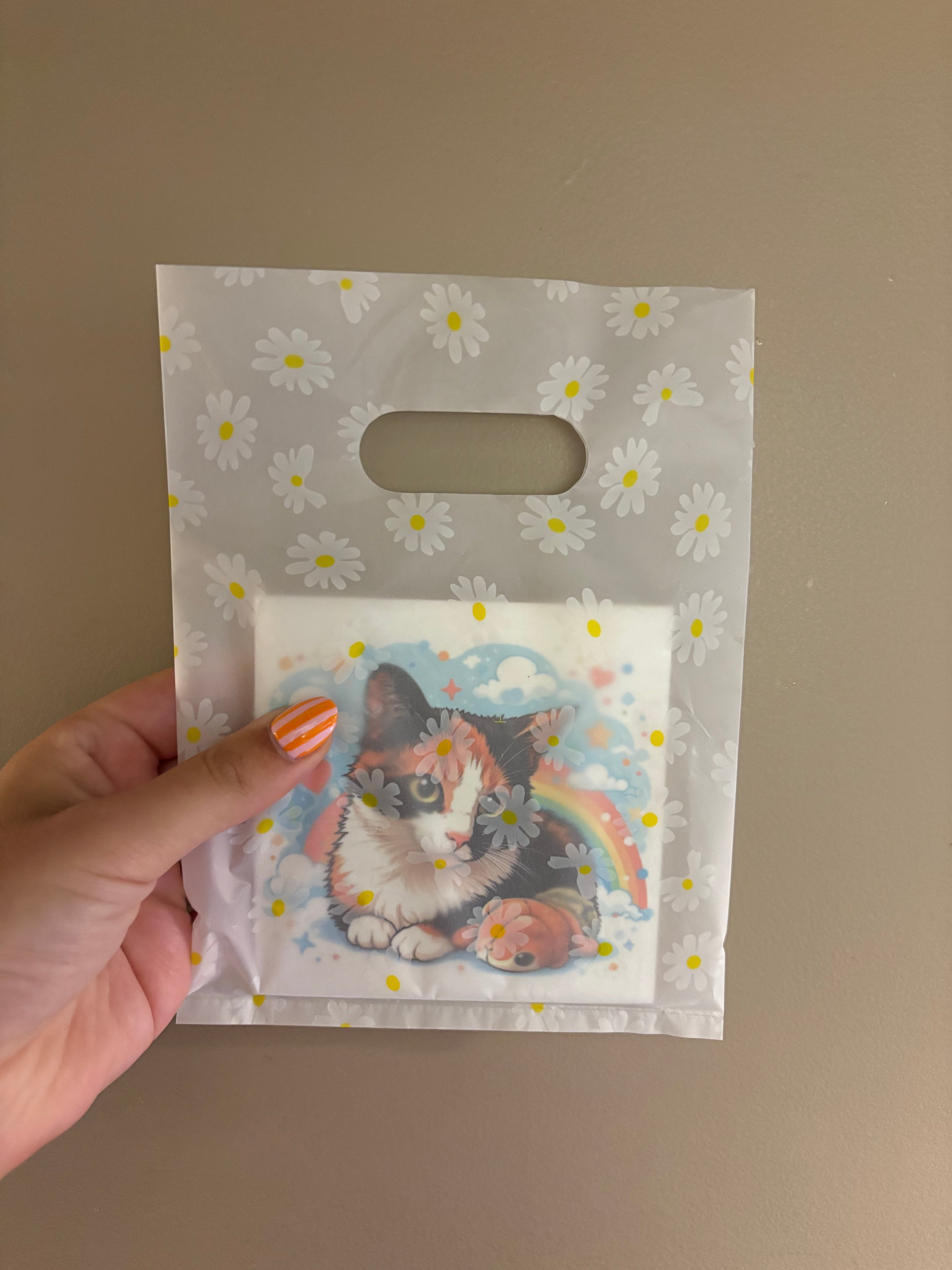 Cadeau verpakking bloemetjes