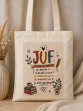 Canvas tasje Juf