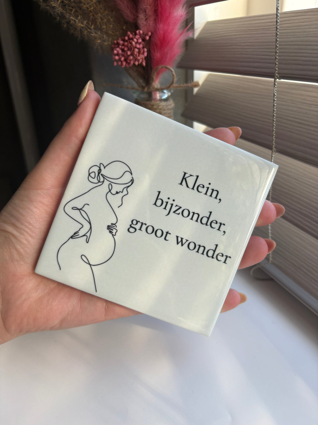 Tegeltje klein, bijzonder, groot wonder
