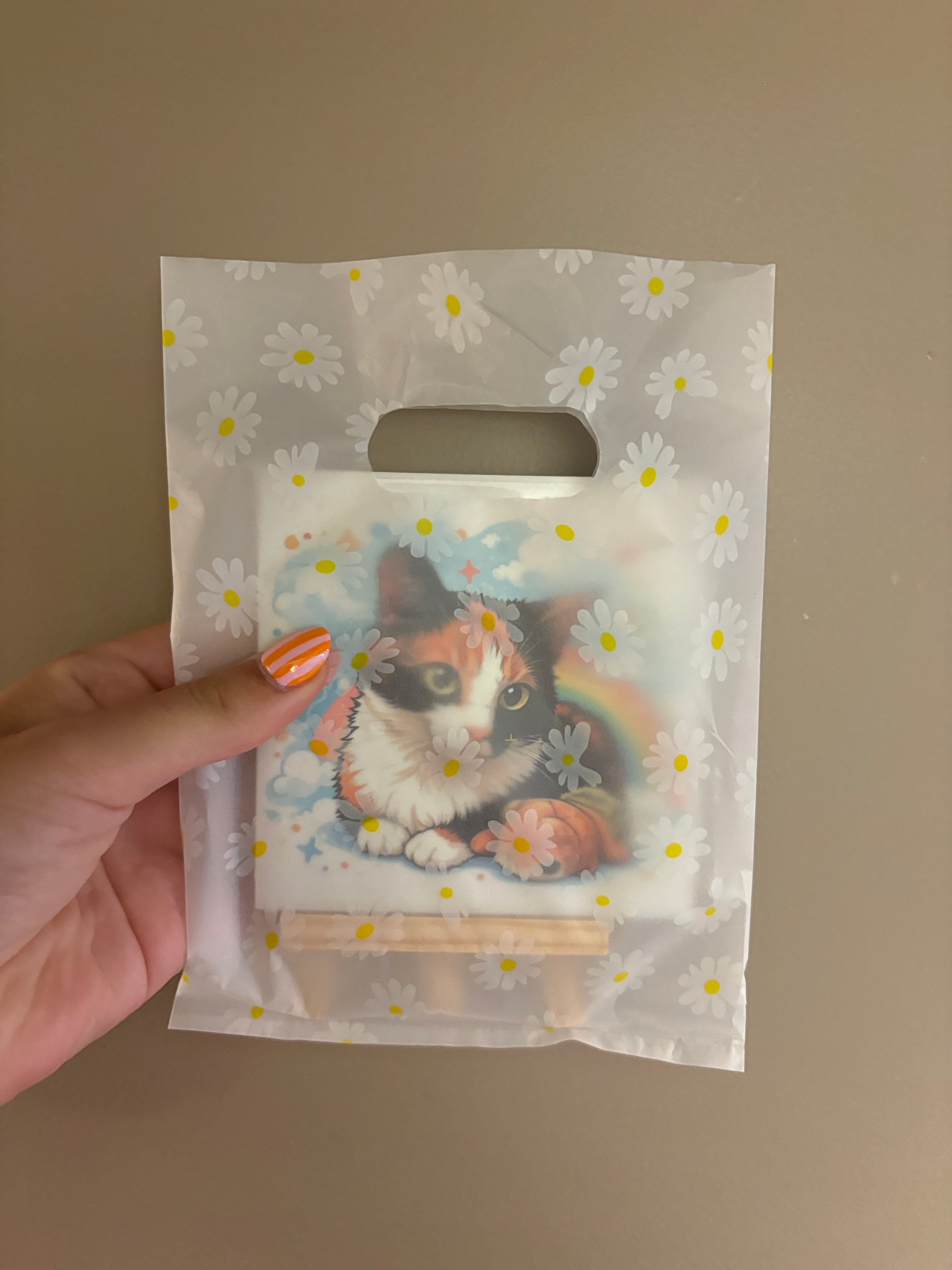 Cadeau verpakking bloemetjes