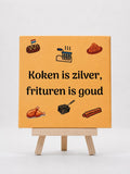 Tegeltje frituren