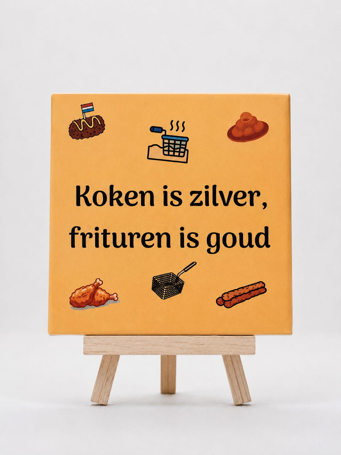 Tegeltje frituren