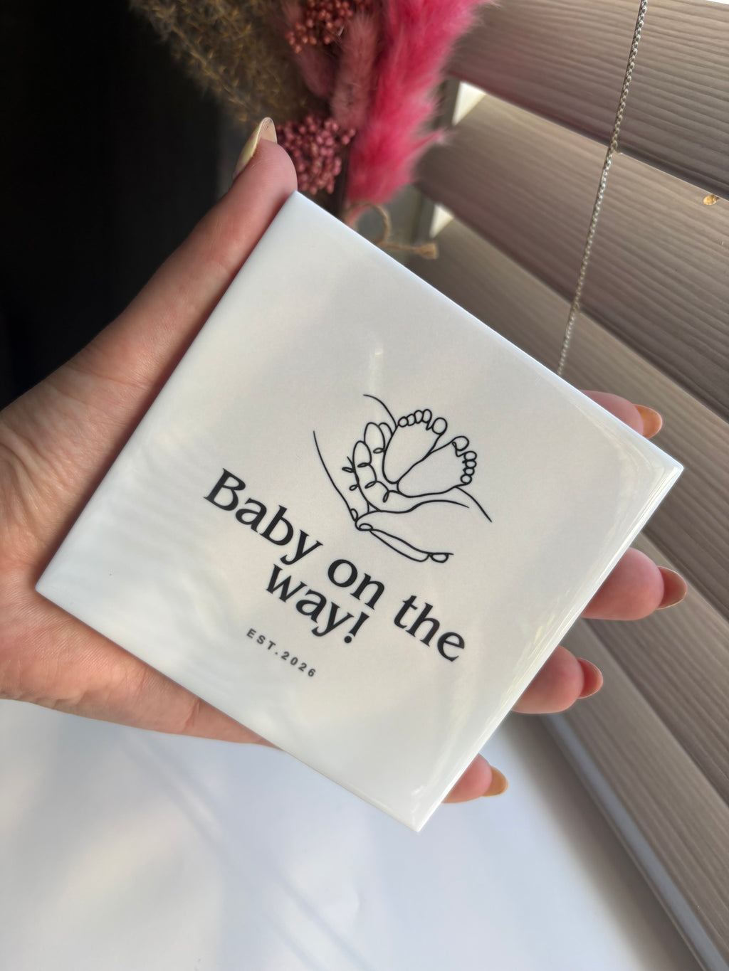 Tegeltje baby on the way!