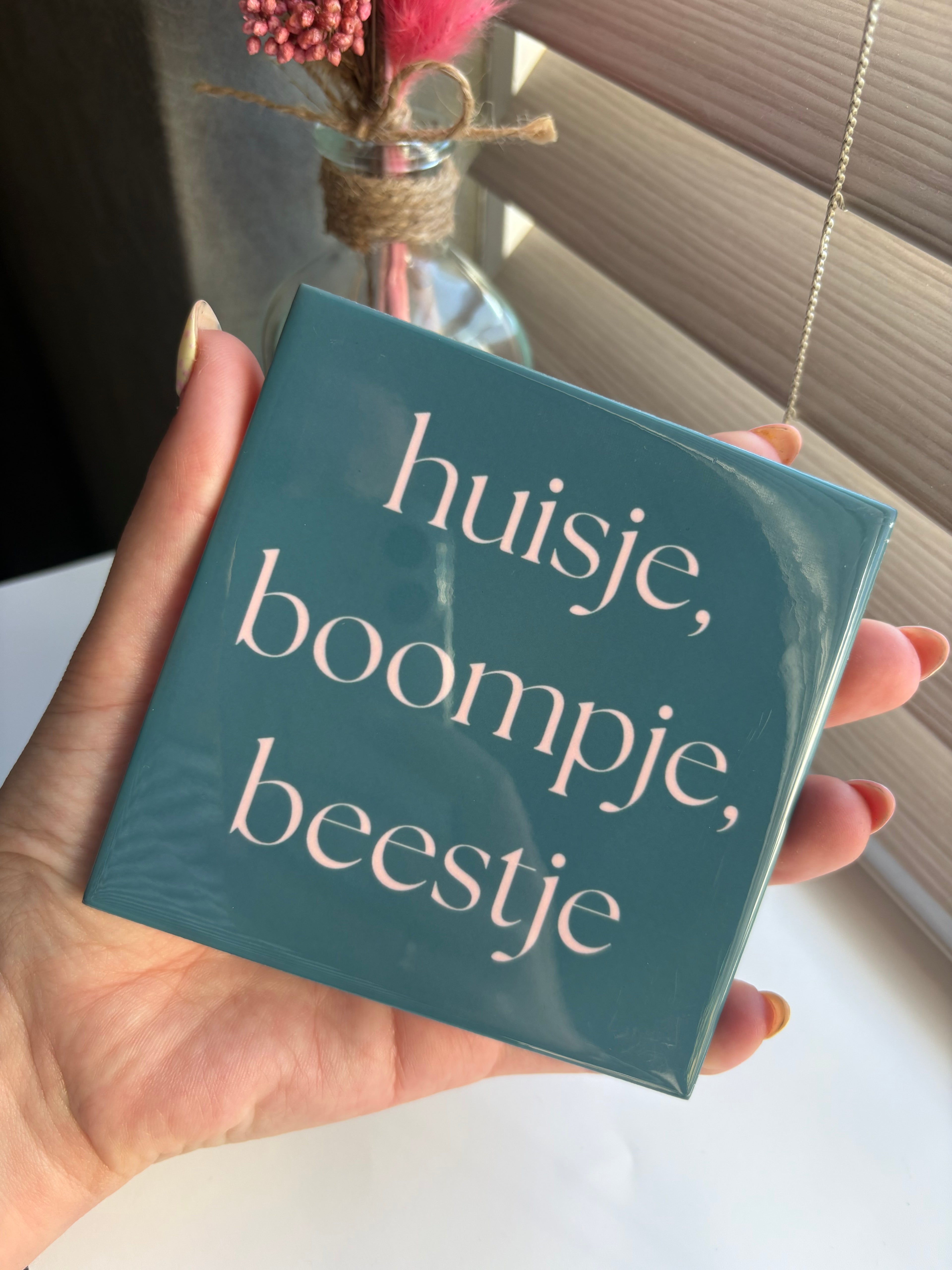 Tegeltje huisje, boompje, beestje