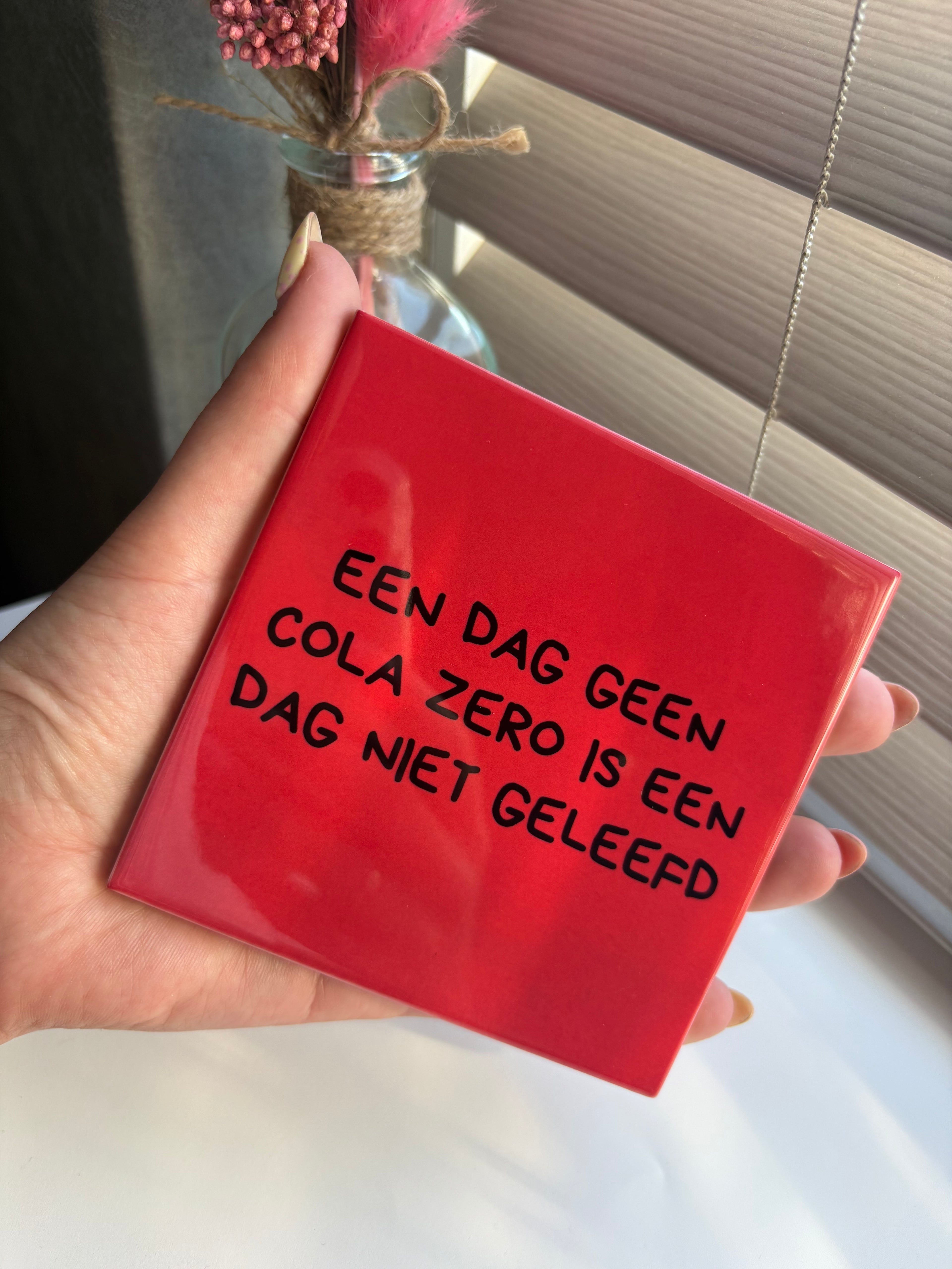 Tegeltje cola zero