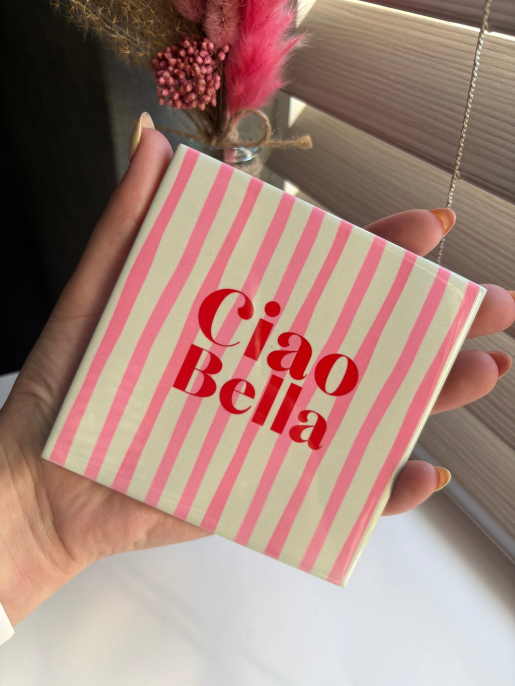 Tegeltje ciao bella