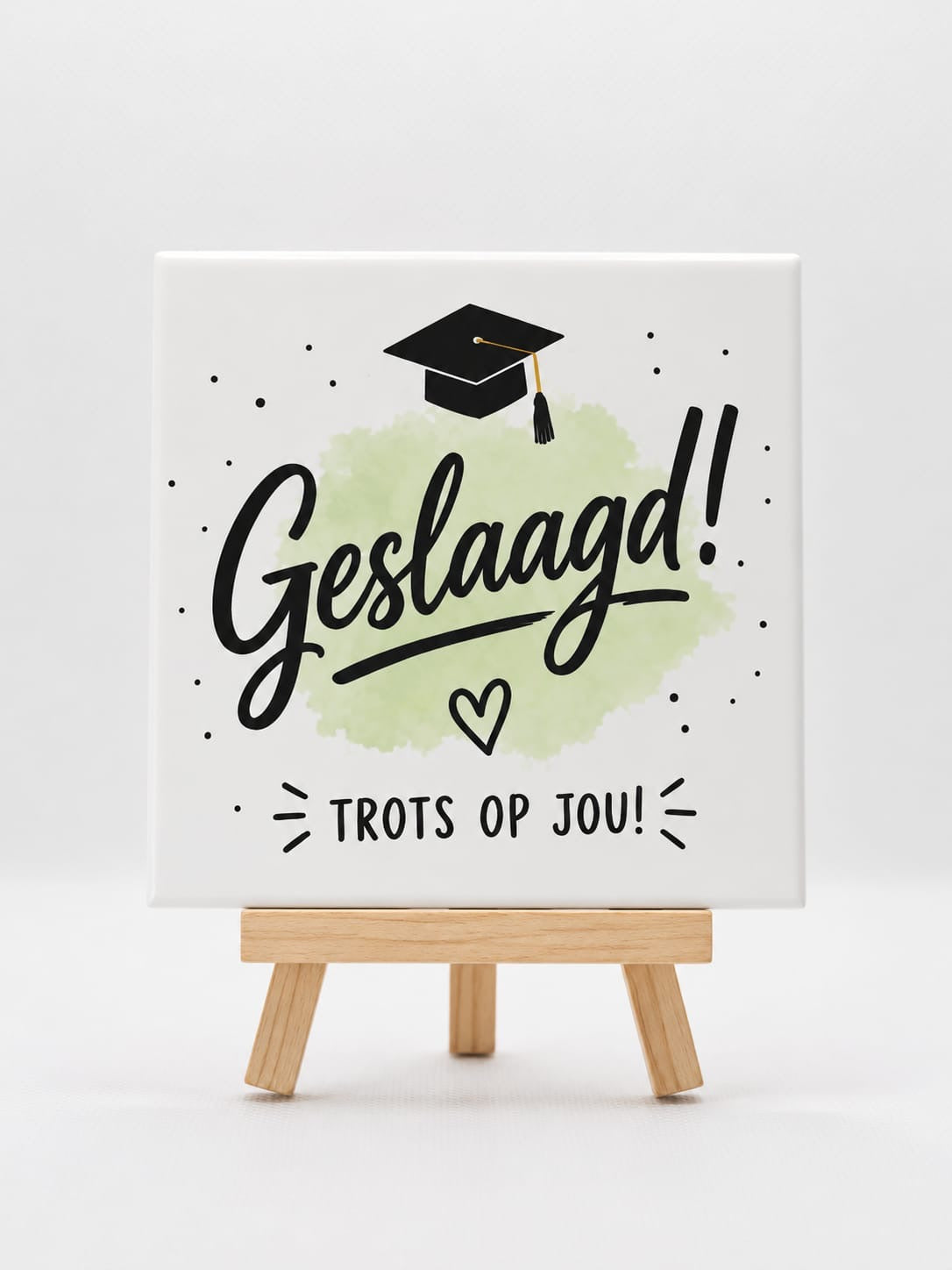 Tegeltje geslaagd trots op jou