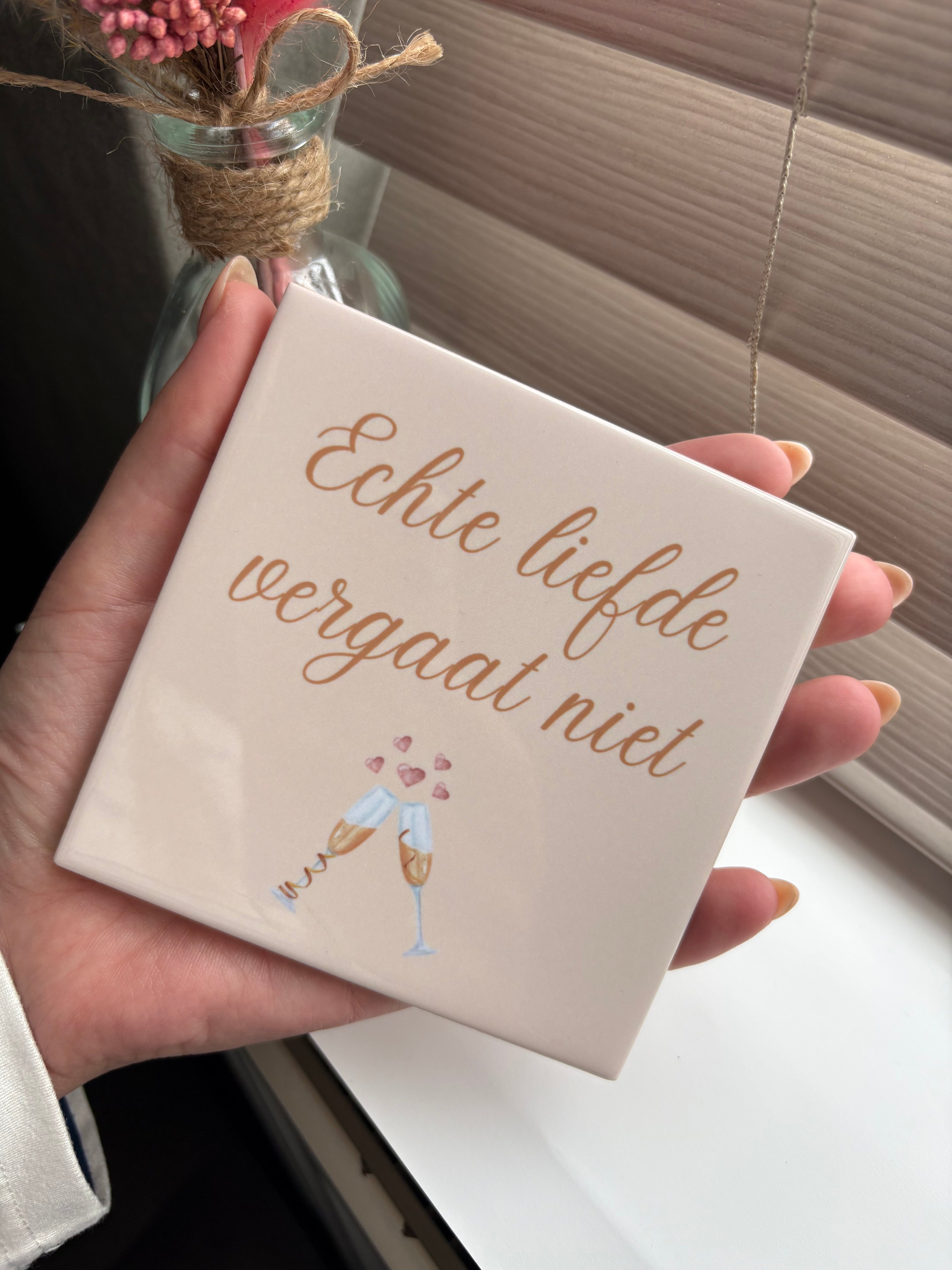 Tegeltje echte liefde vergaat niet
