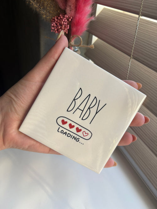 Tegeltje baby loading...