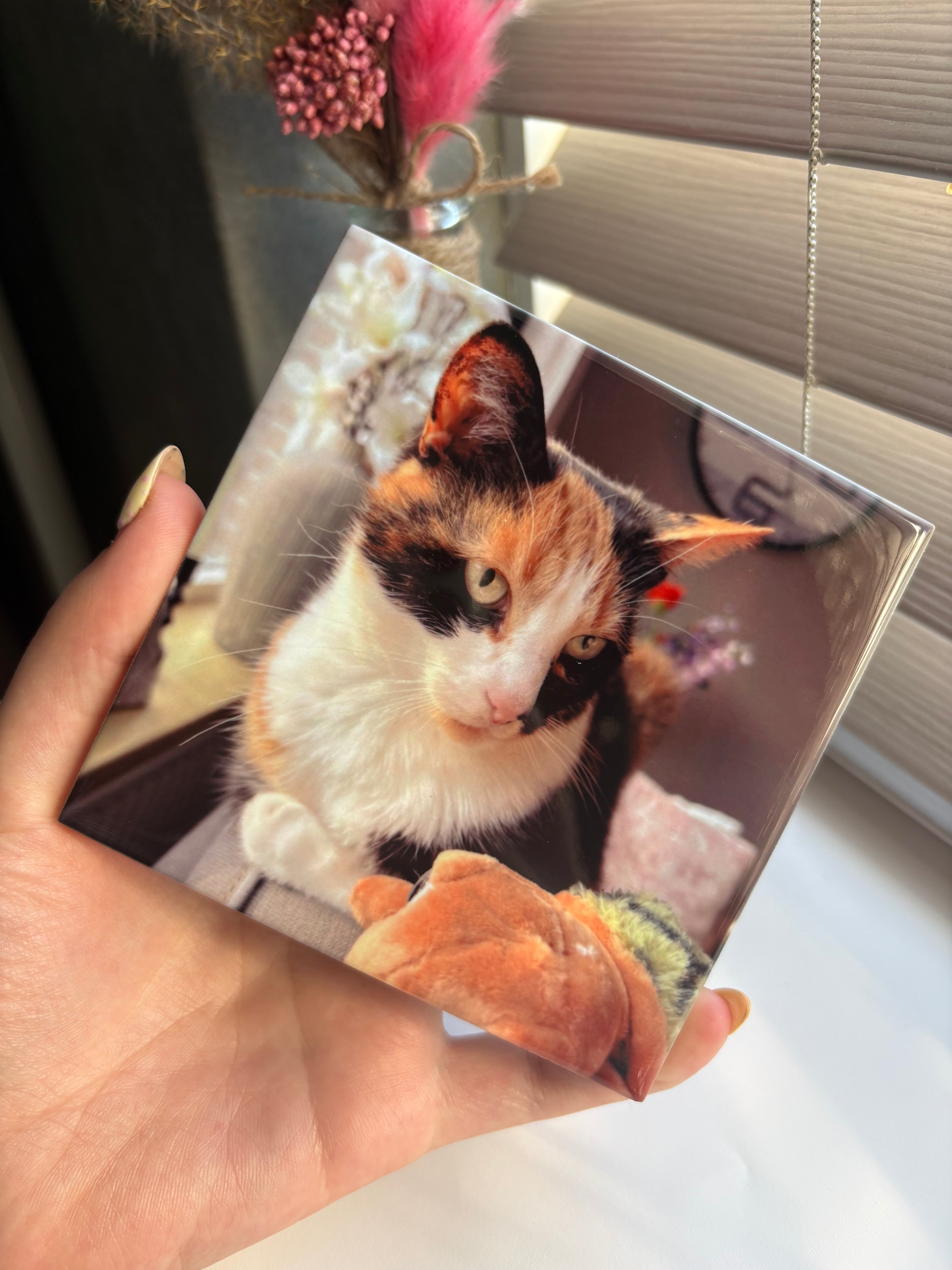 Foto tegeltje 10,8x10,8 cm