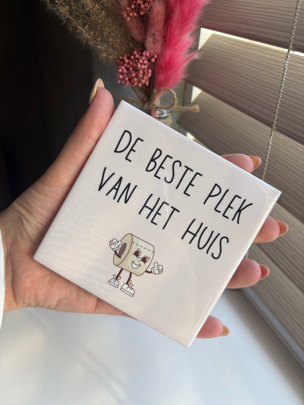 Tegeltje de beste plek van het huis