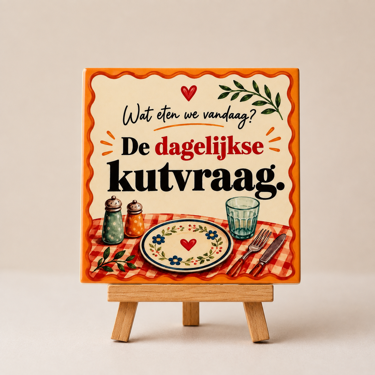 Tegeltje wat eten we vandaag?