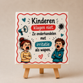 Tegeltje kinderen klagen niet