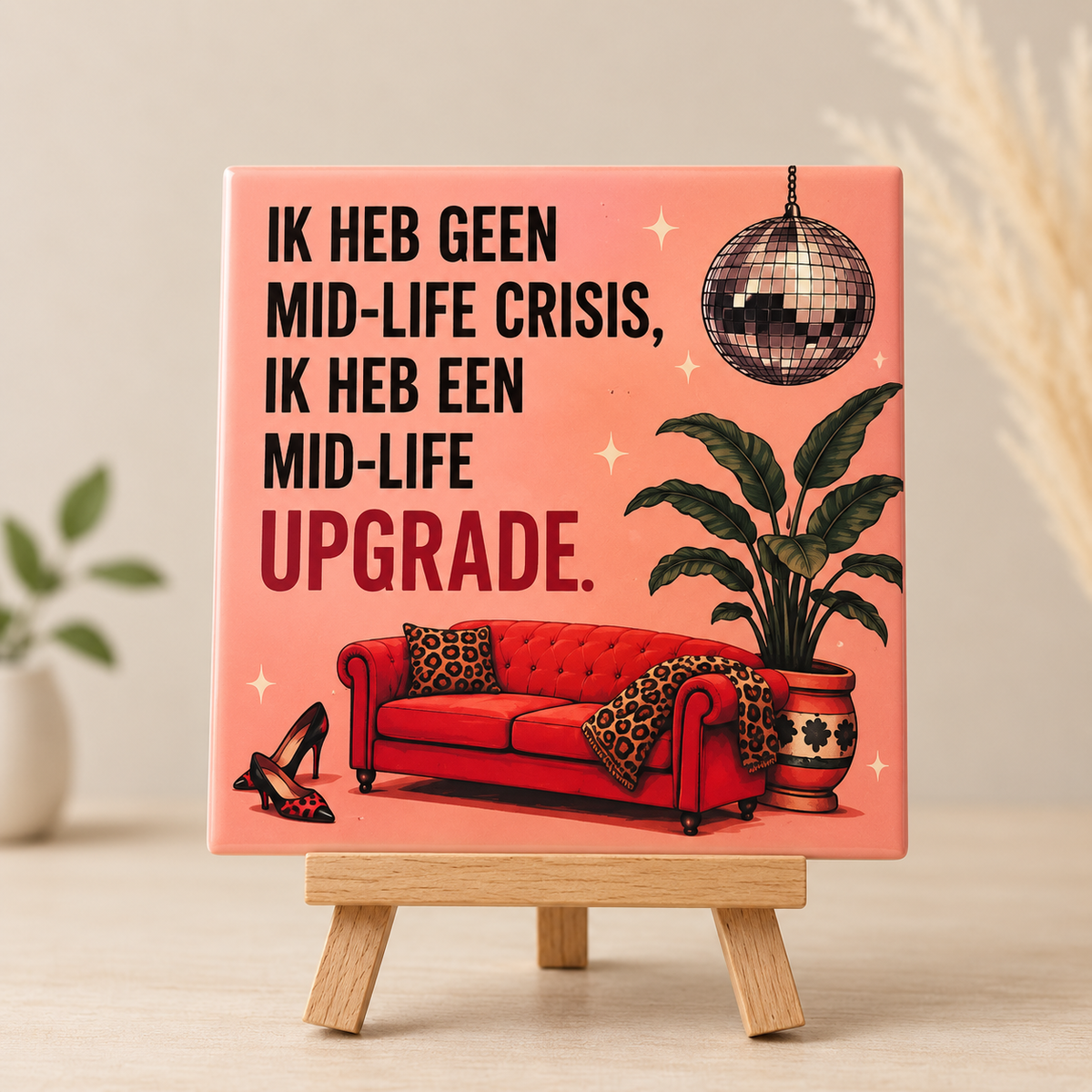 Tegeltje ik heb geen mid-life crisis