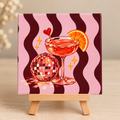 Tegeltje cocktail en discobal