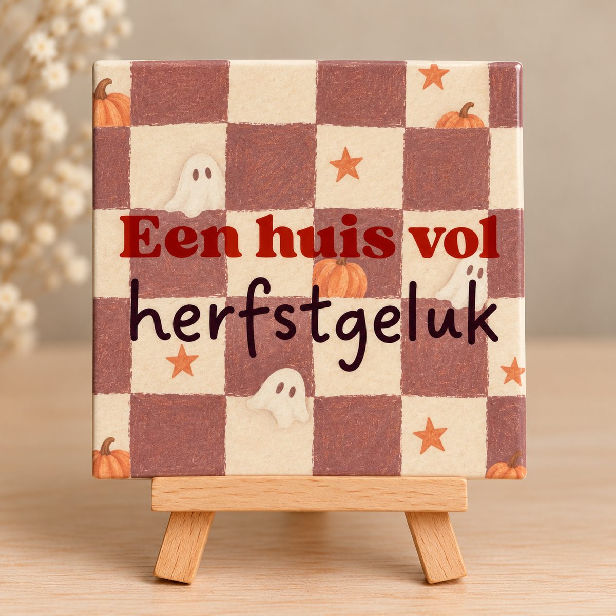Tegeltje een huis vol herfstgeluk