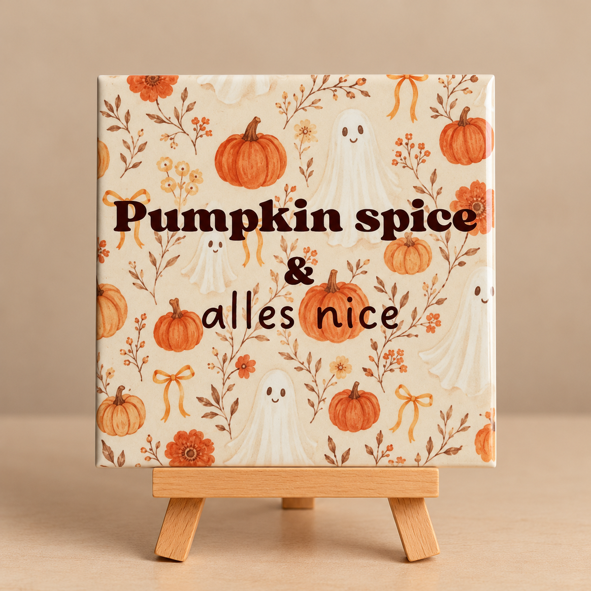 Tegeltje pumpkin spice & alles nice