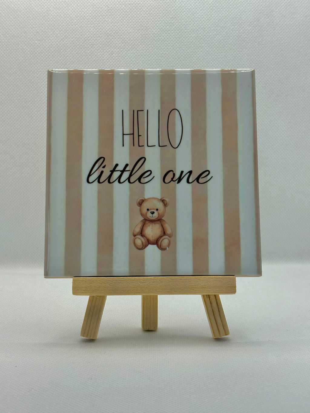 Tegeltje hello little one