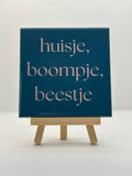 Tegeltje huisje, boompje, beestje