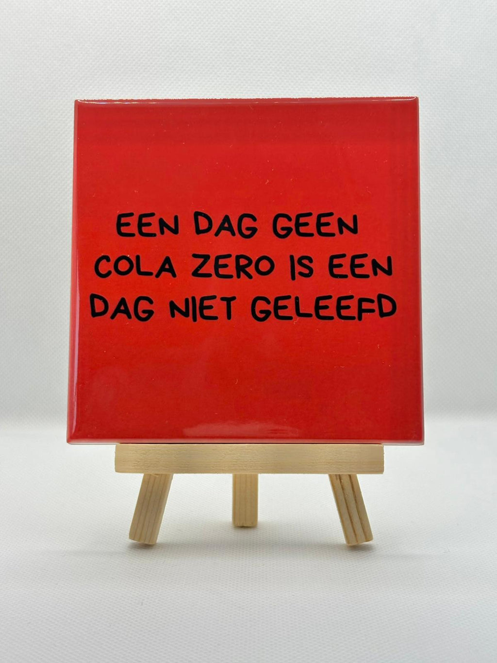 Tegeltje cola zero