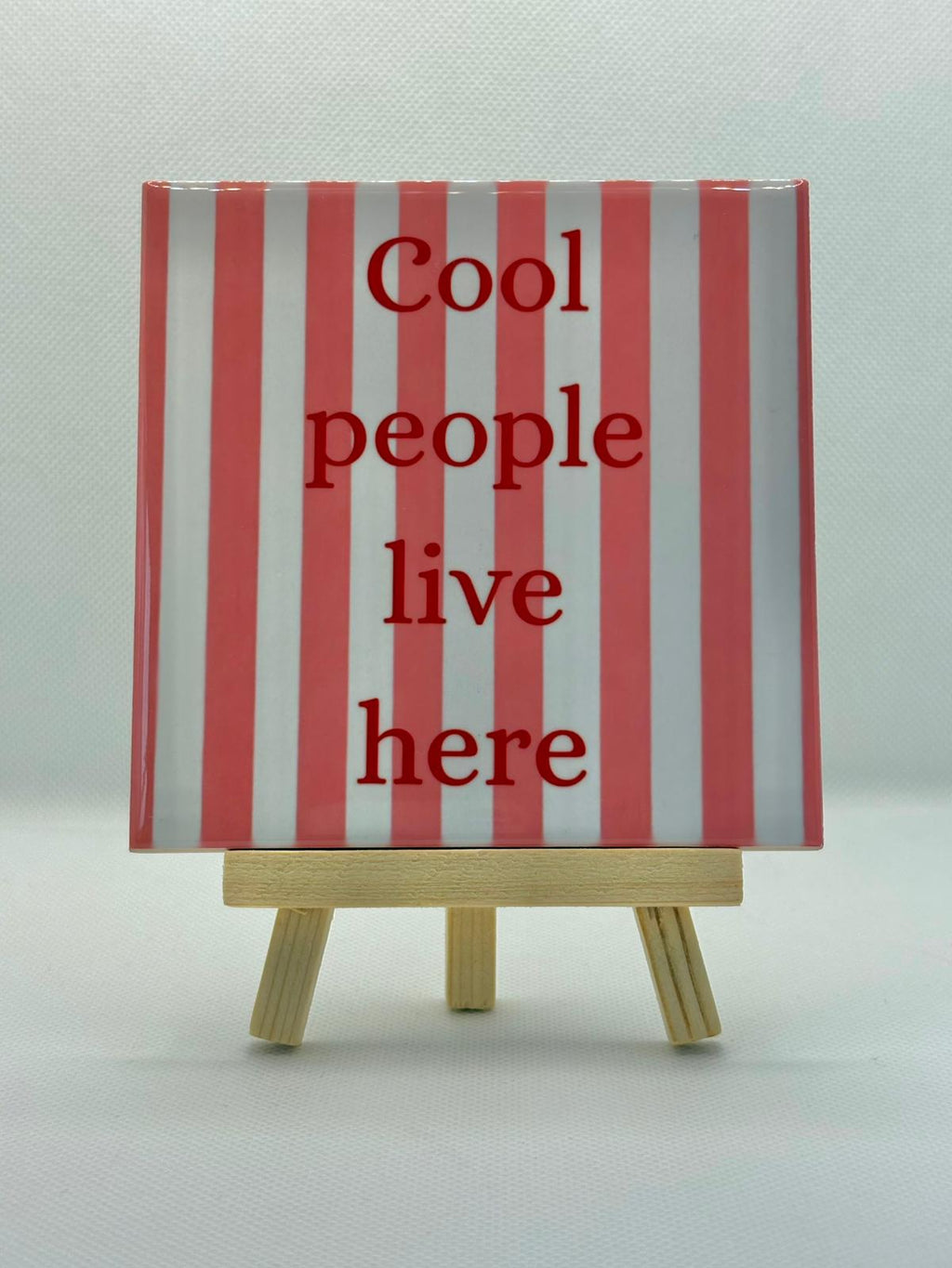 Tegeltje cool people live here
