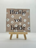 Tegeltje huisje vol liefde