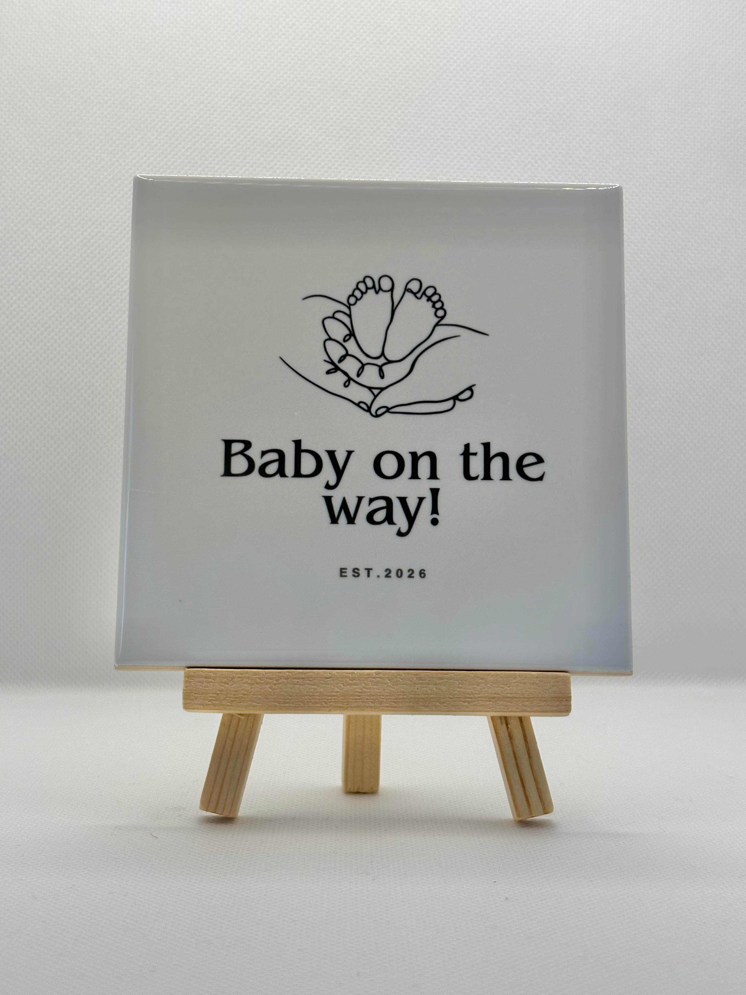 Tegeltje baby on the way!