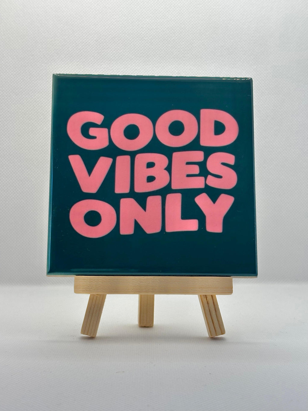 Tegeltje good vibes only