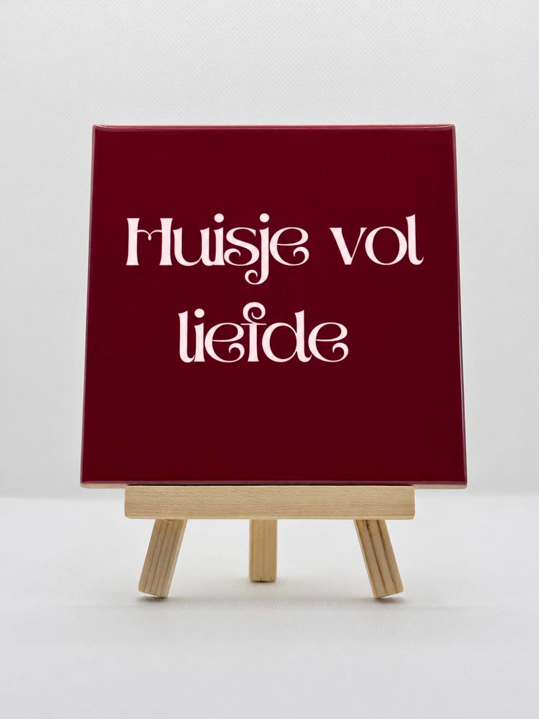 Tegeltje huisje vol liefde