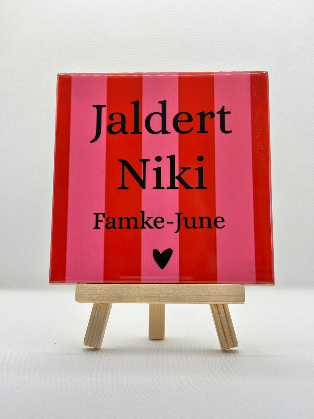 Eigen ontwerp tegeltje Large 15x15 cm