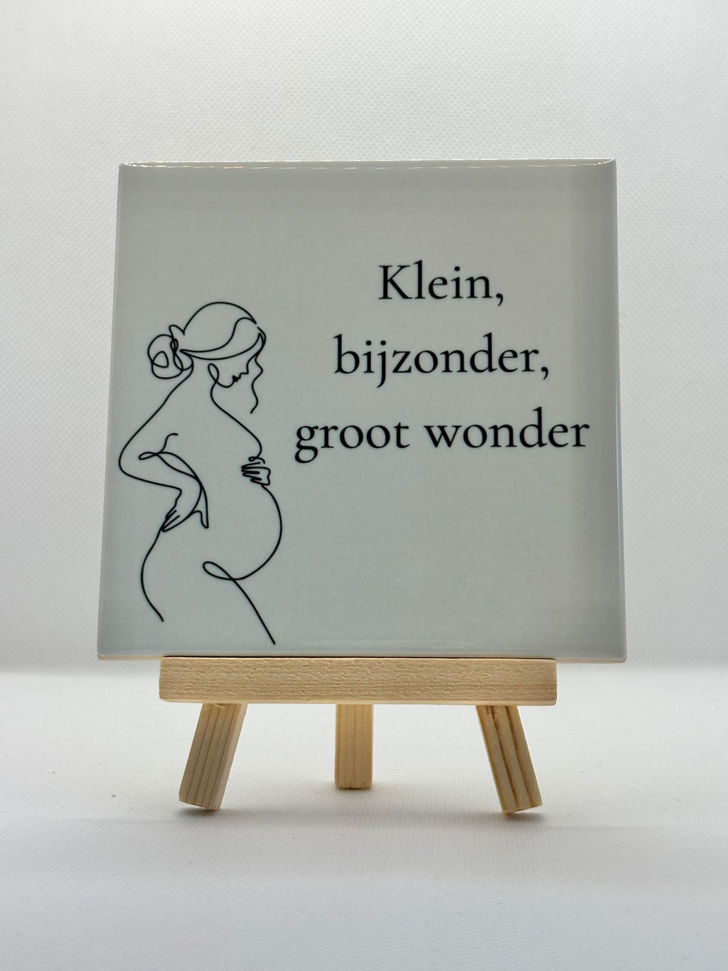 Tegeltje klein, bijzonder, groot wonder