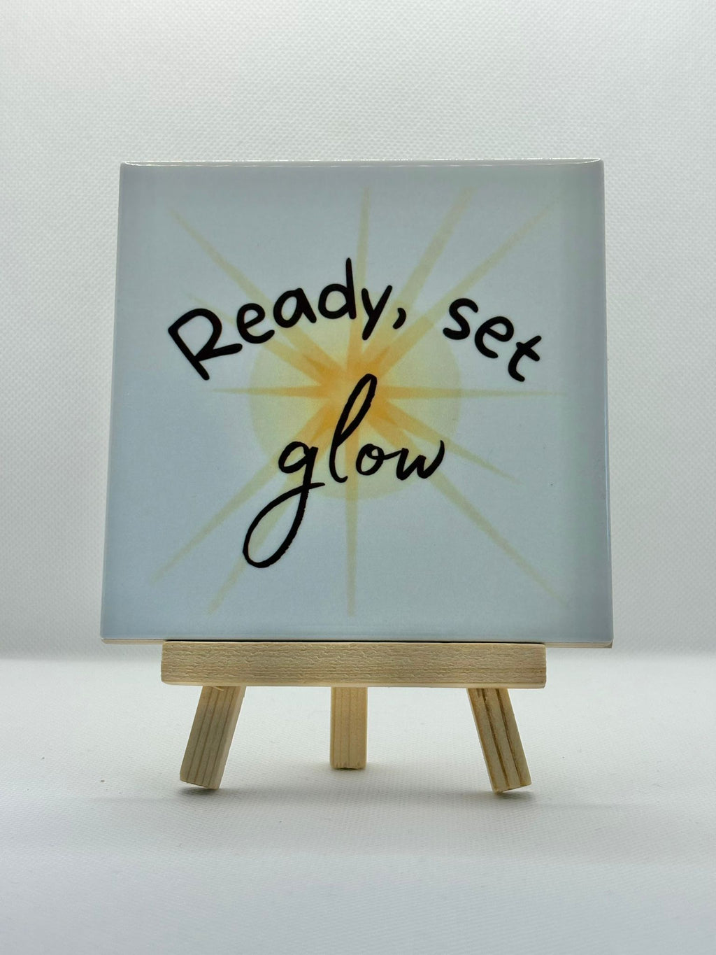 Tegeltje ready, set, glow