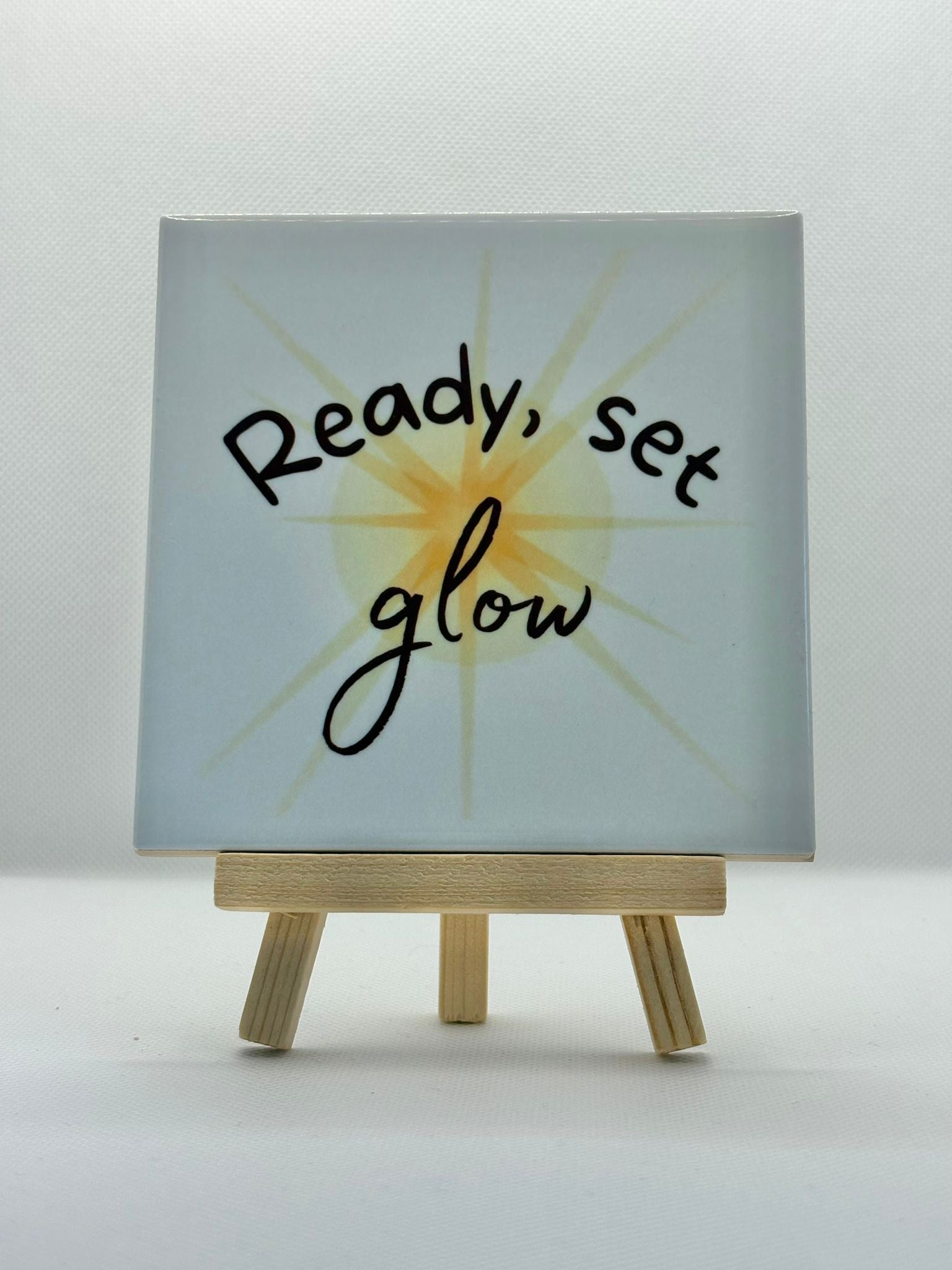 Tegeltje ready, set, glow