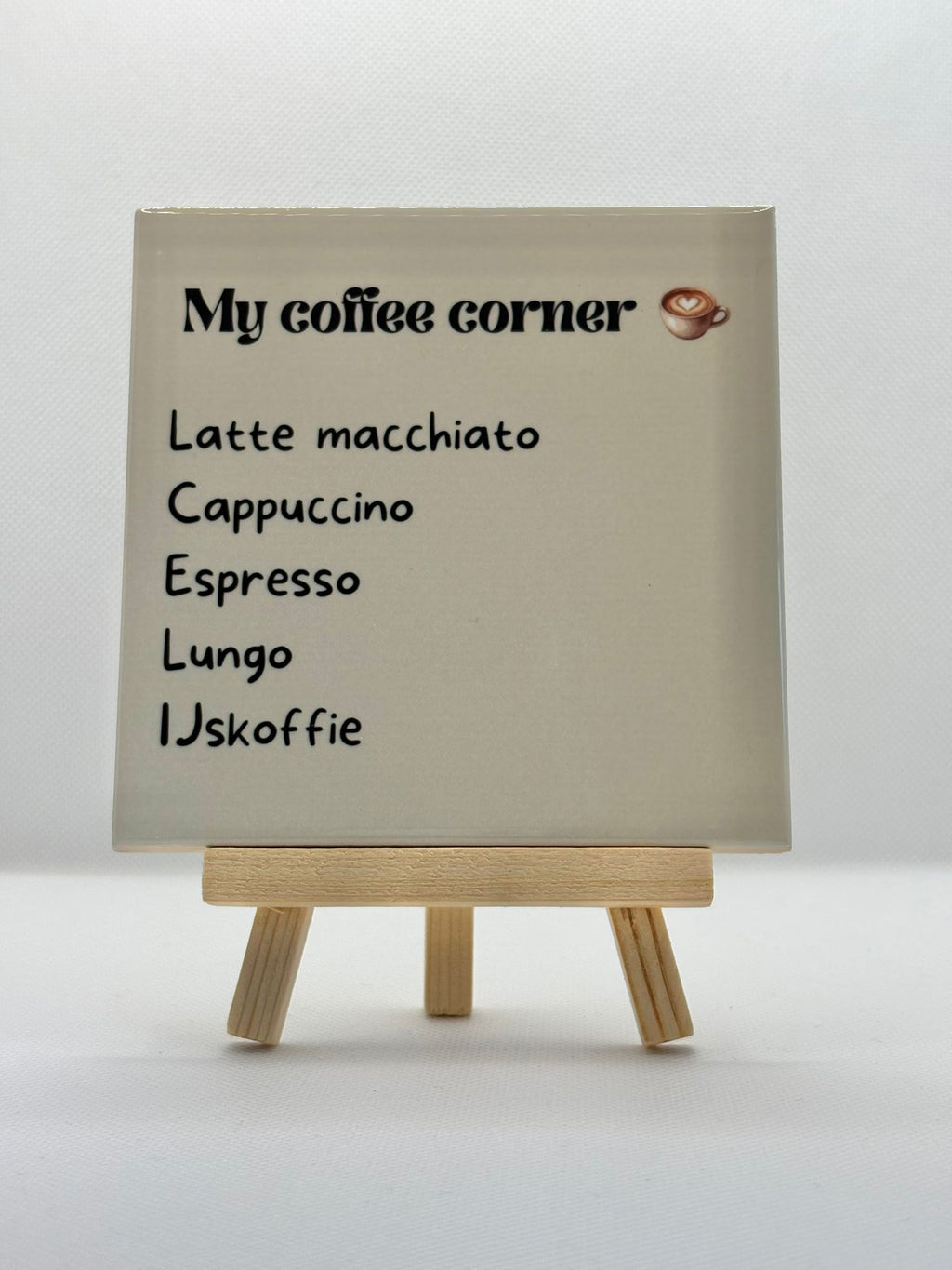 Tegeltje my coffee corner