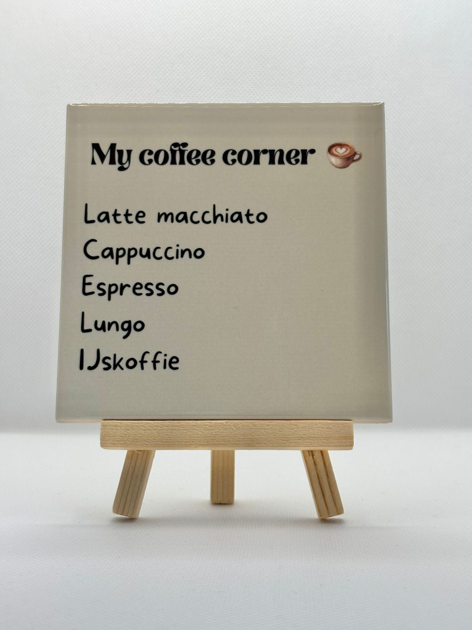 Tegeltje my coffee corner