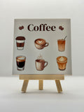 Tegeltje coffee