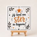 Tegeltje jij bent een ster in lesgeven