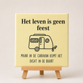 Tegeltje caravan