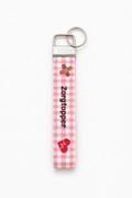 Sleutelhanger zorgtopper roze