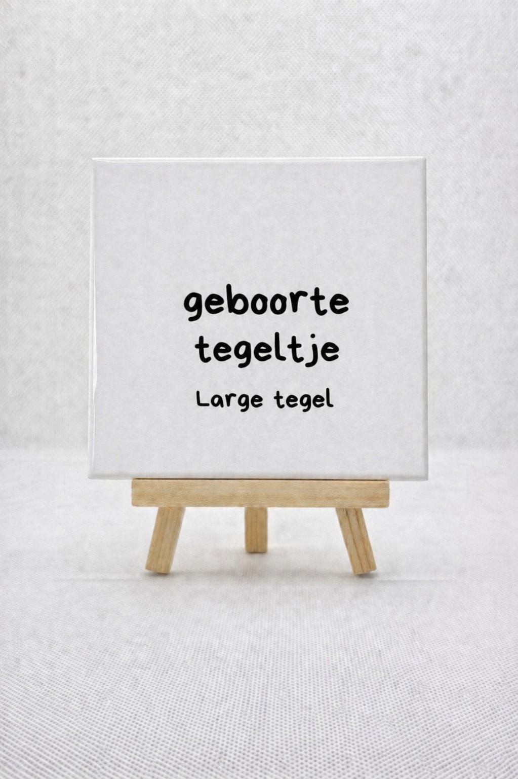 Geboorte tegeltje Large 15x15 cm