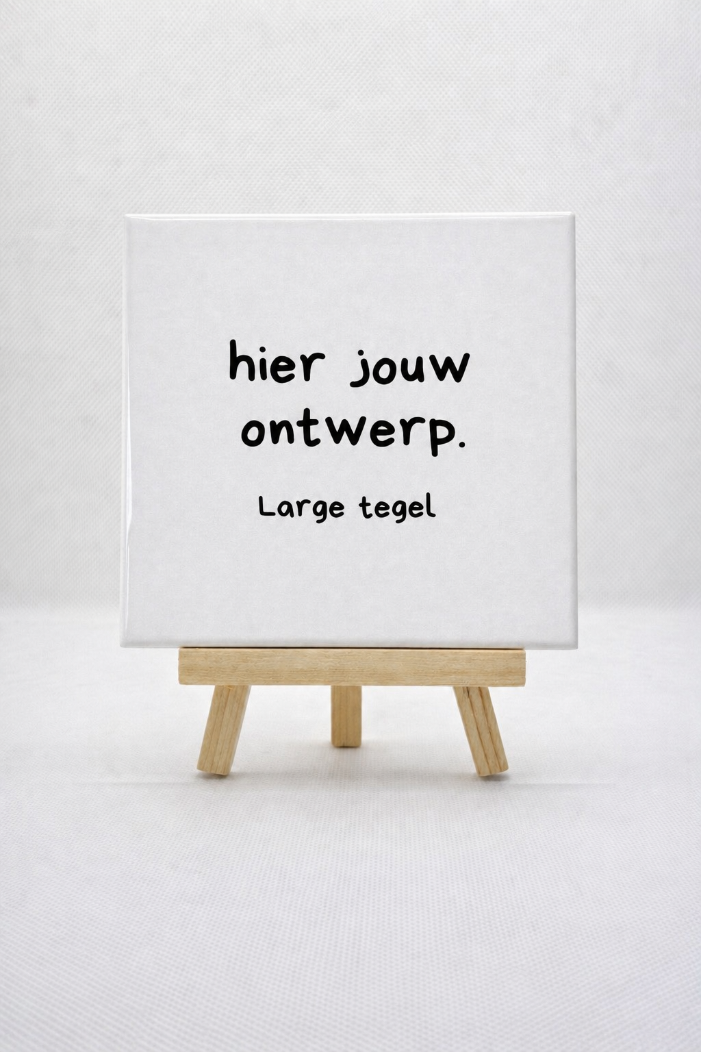 Eigen ontwerp tegeltje Large 15x15 cm